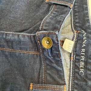 Banana Republic Men's Dark Blue Denim Jeans